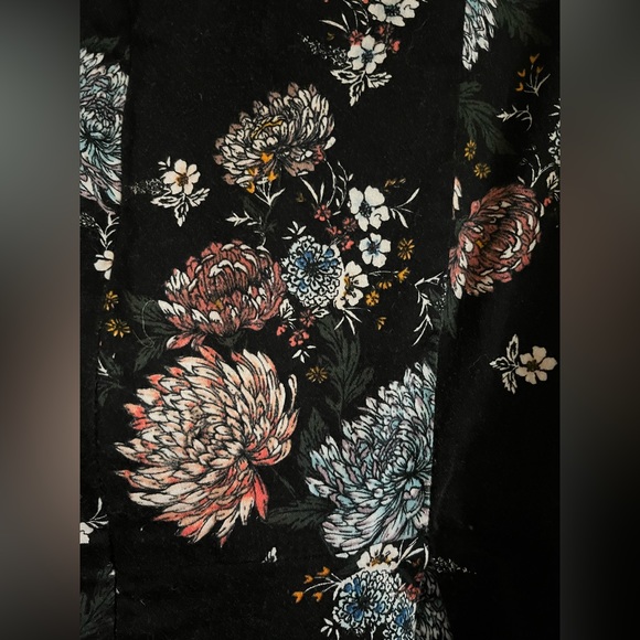 Torrid Floral Pleated Fit & Flare Dress - Picture 2 of 5